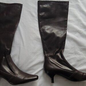 Franco Sarto brown knee high boots
